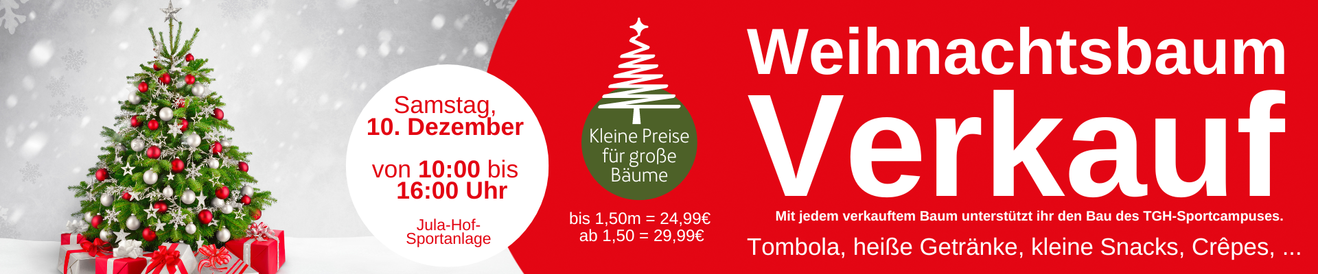 TG Hanau Weihnachtsbaumverkauf, Tombola